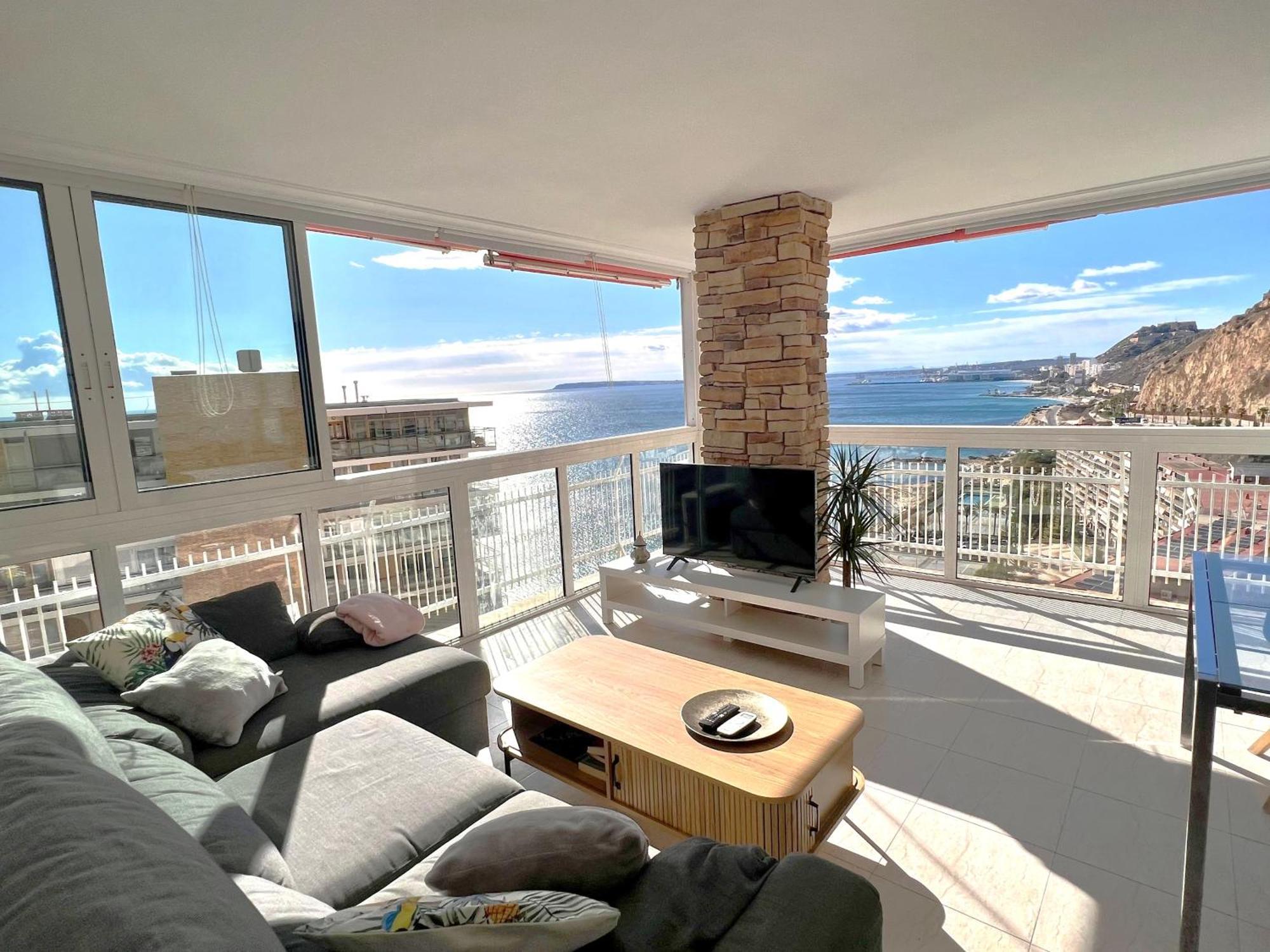 Appartement Vistas Al Mar. Gran Salon. Playa A 1 Minuto. Wifi à Alicante Extérieur photo