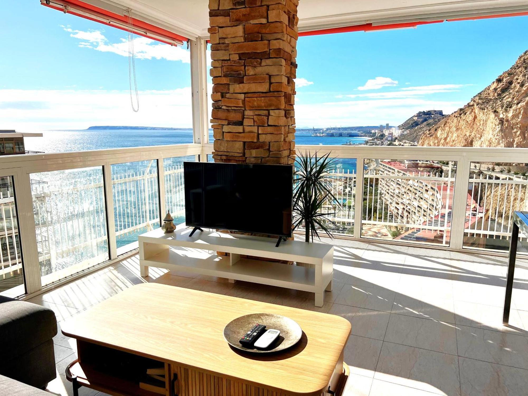 Appartement Vistas Al Mar. Gran Salon. Playa A 1 Minuto. Wifi à Alicante Extérieur photo